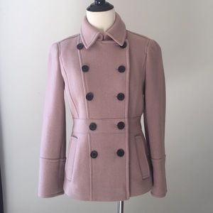 Jcrew stadium cloth peacoat